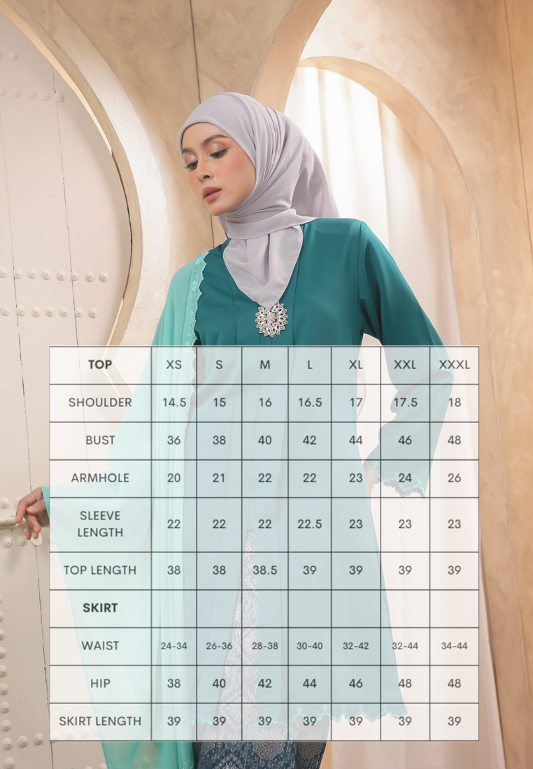 Nadine Kebaya Riau | Dark Purple