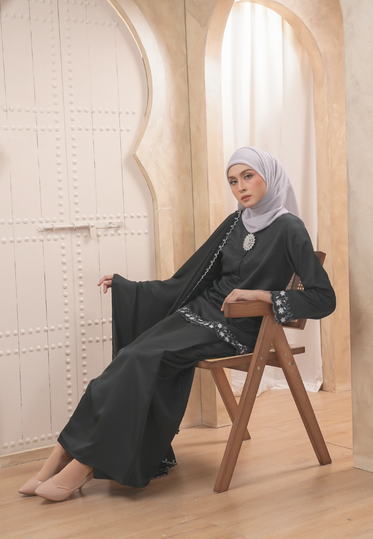 Melor Kurung Kedah | Dark Purple