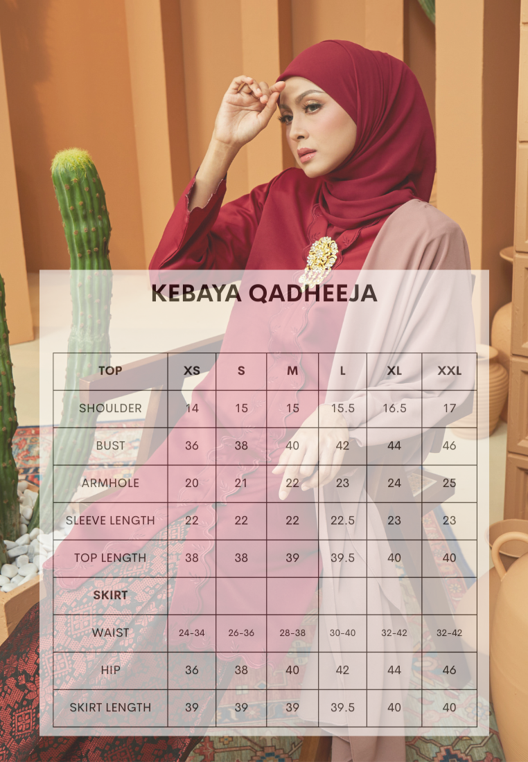 Kebaya Qadheeja | Teal Green