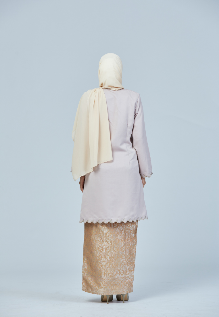 Kebaya Qadheeja | Khaki Brown
