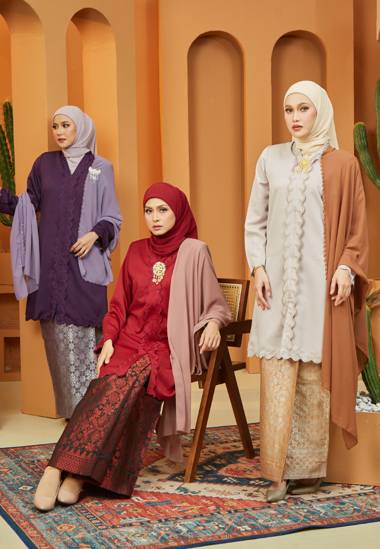 Kebaya Qadheeja | Teal Green