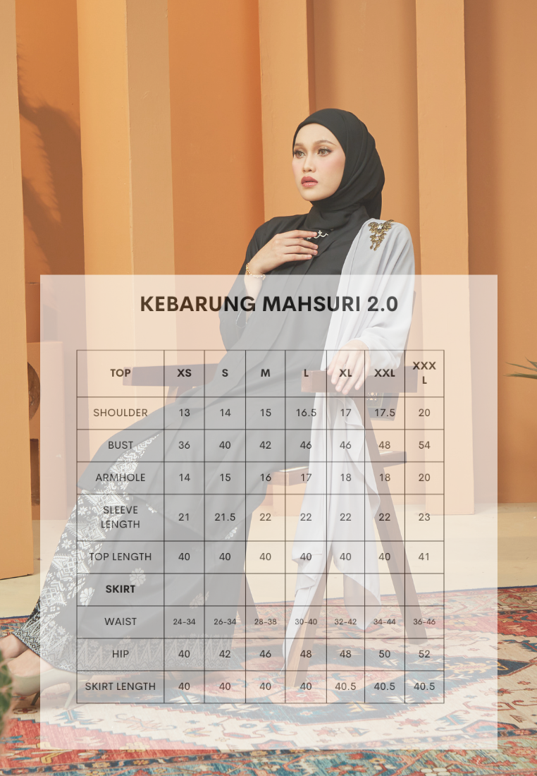 Kebarung Mahsuri 2.0 | Teal Blue