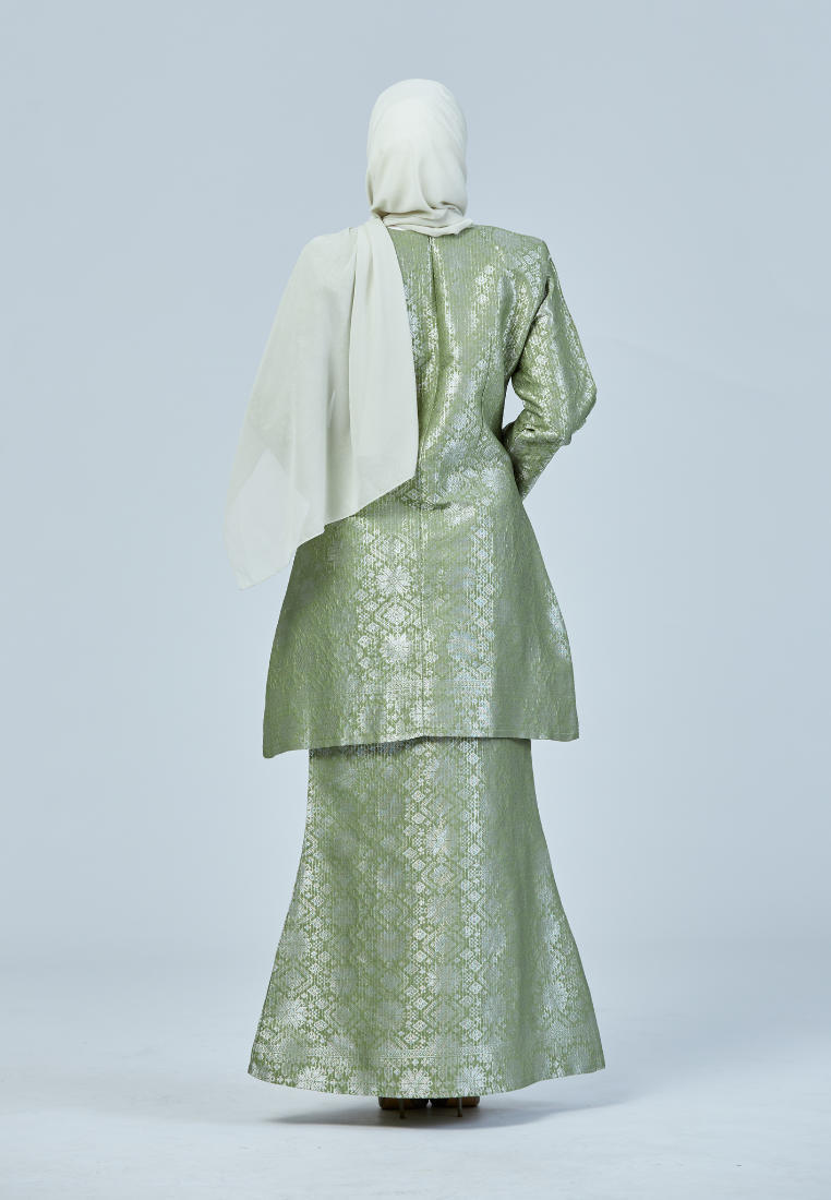 Kurung Songket Cenderawasih | Light Green