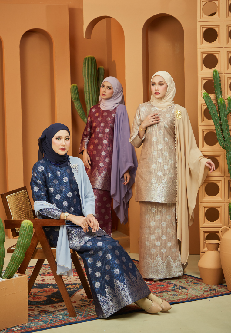 Ameena Cenderawasih | Teal Blue