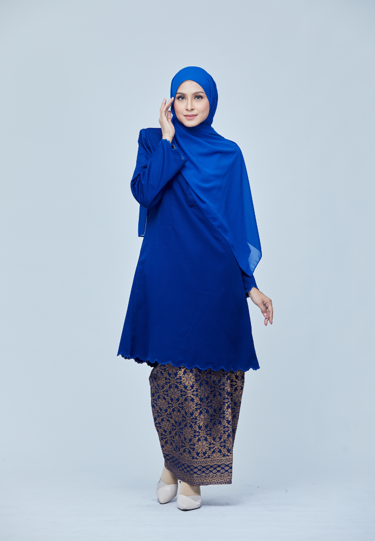 Sumayya Kurung Riau | Royal Blue