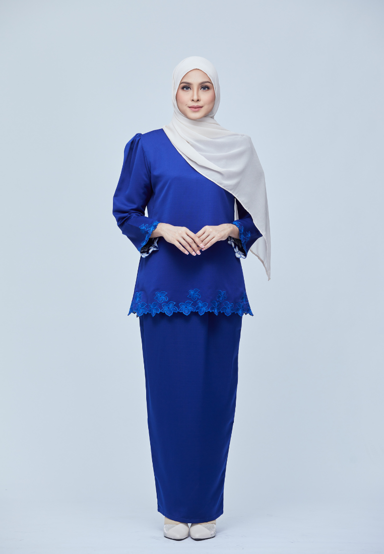 Nadiya Kurung Kedah | Royal Blue