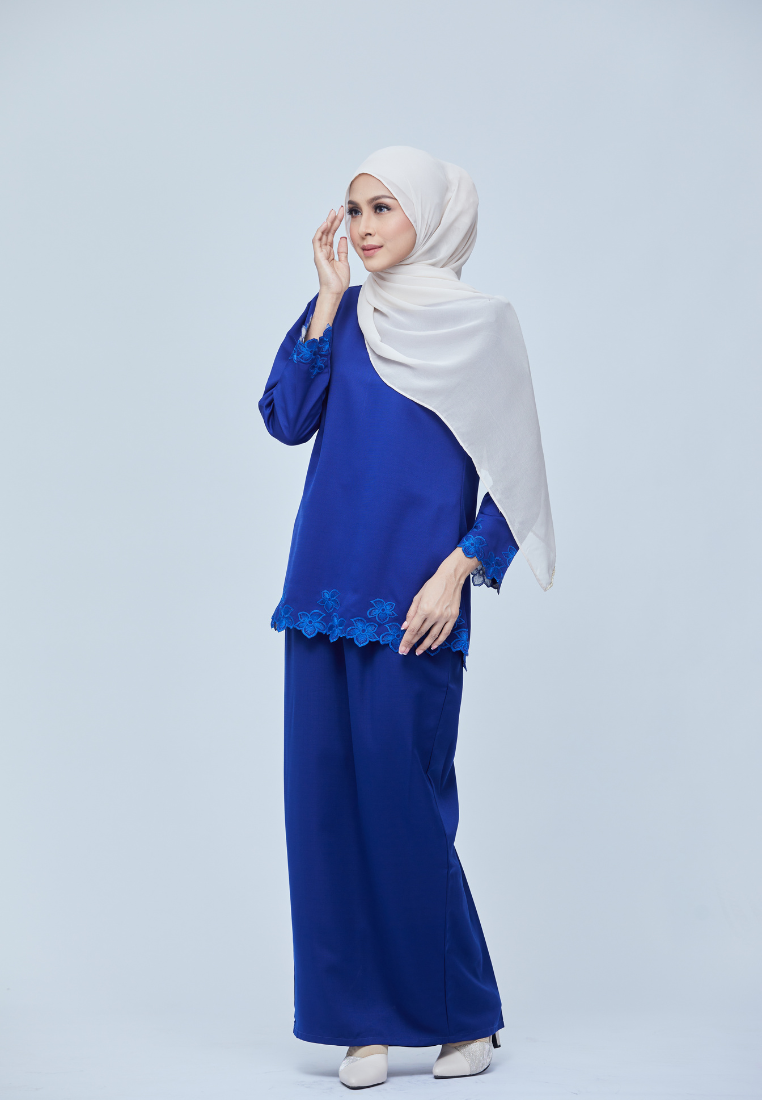 Nadiya Kurung Kedah | Royal Blue