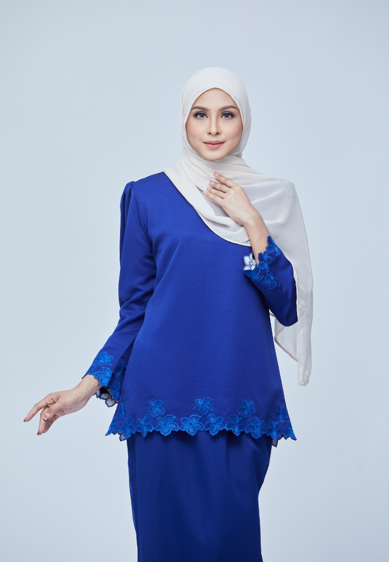 Nadiya Kurung Kedah | Royal Blue