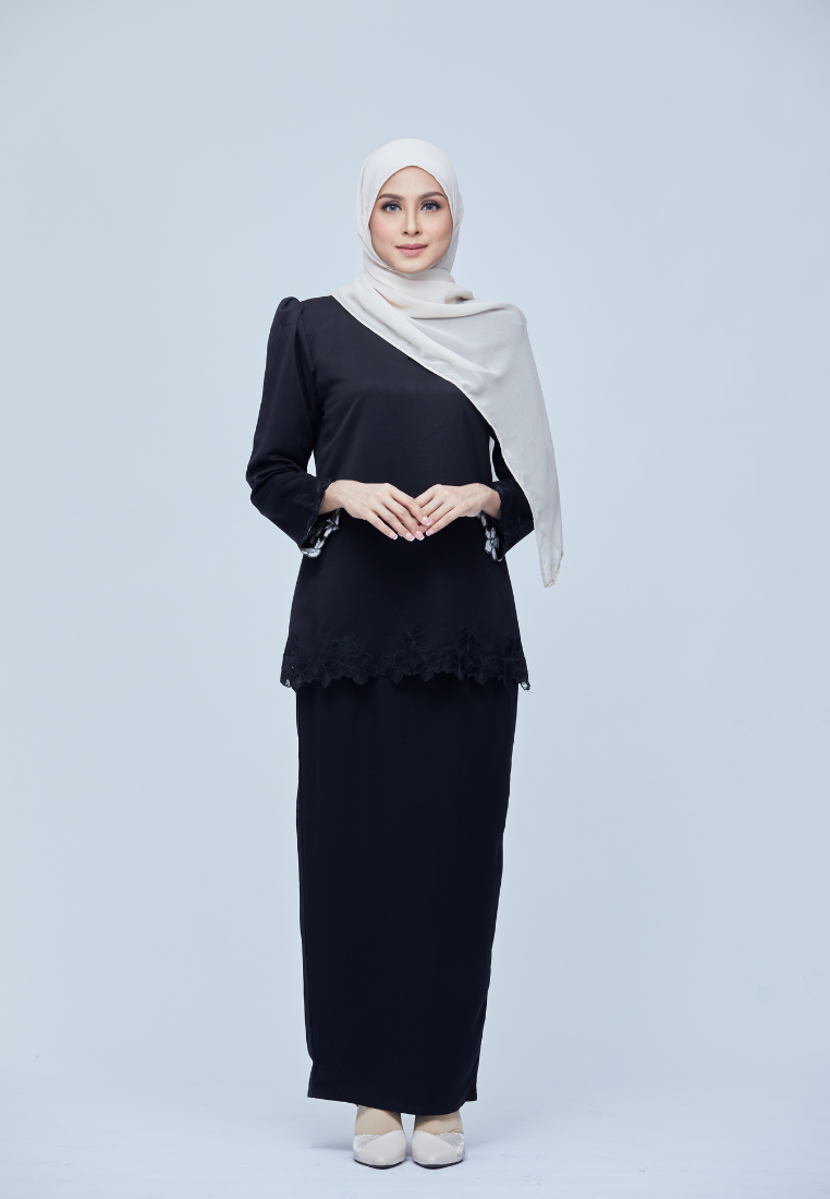 Nadiya Kurung Kedah | Black