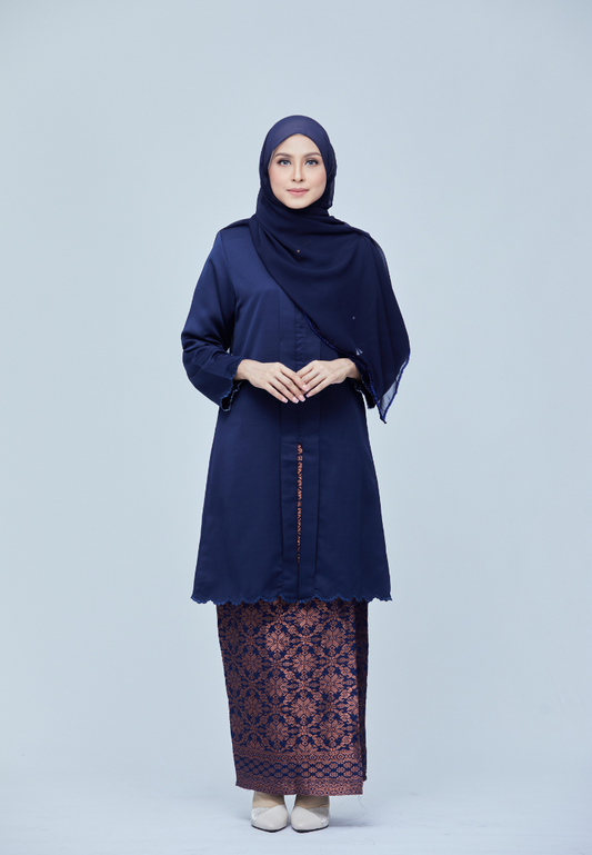 Nadine Kebaya Riau | Dark Blue