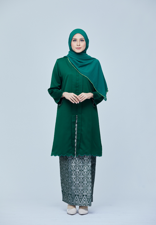 Nadine Kebaya Riau | Emerald Green