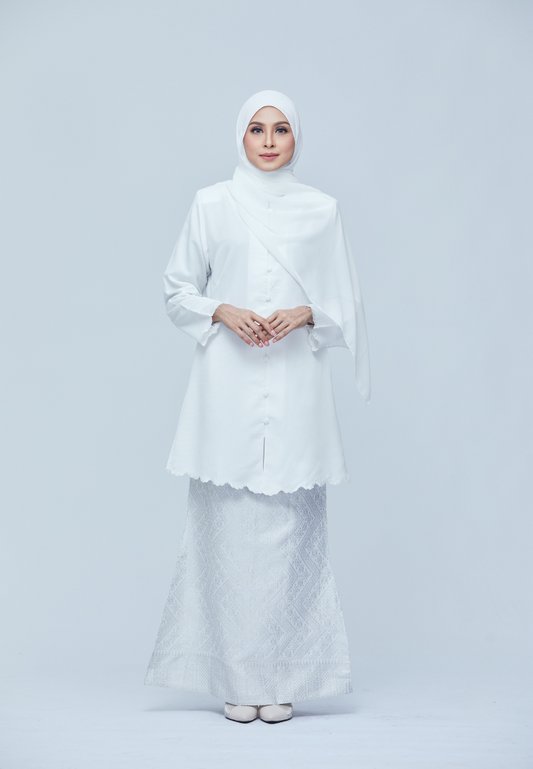 Gahara Kebaya Riau | White