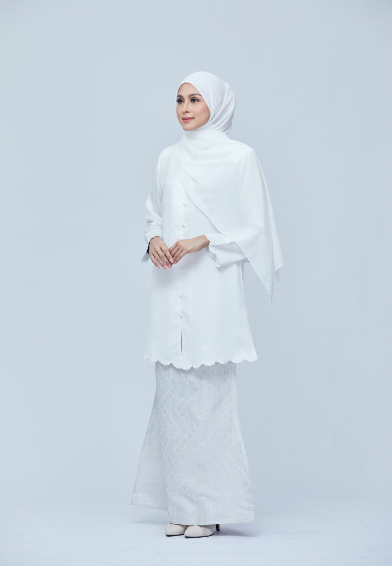 Gahara Kebaya Riau | White