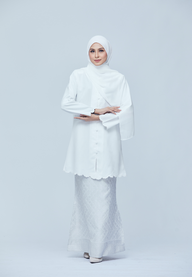 Gahara Kebaya Riau | White