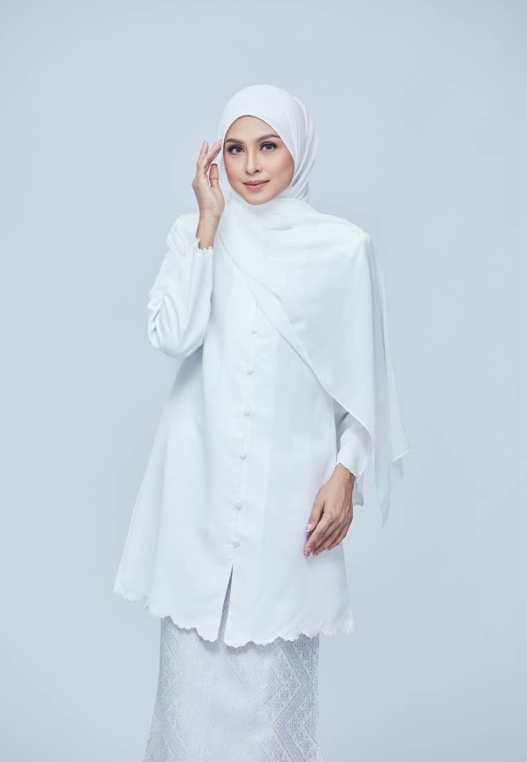 Gahara Kebaya Riau | White