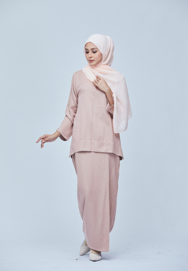 Rimbun Kurung Kedah V2.0 | Dark Peach