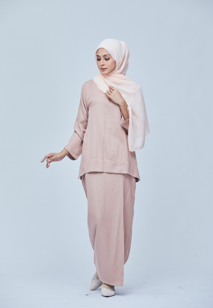 Rimbun Kurung Kedah V2.0 | Dark Peach