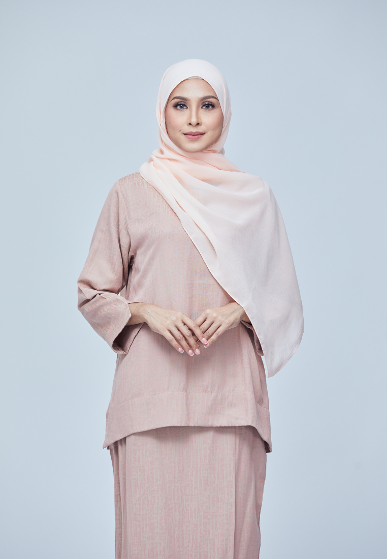 Rimbun Kurung Kedah V2.0 | Dark Peach