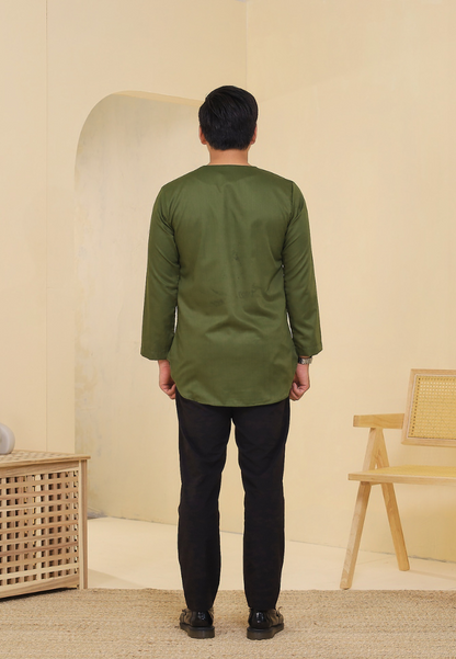 Kurta Rashiq | Olive Green