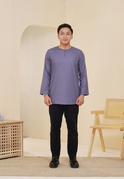 Kurta Rashiq | Purple Grey