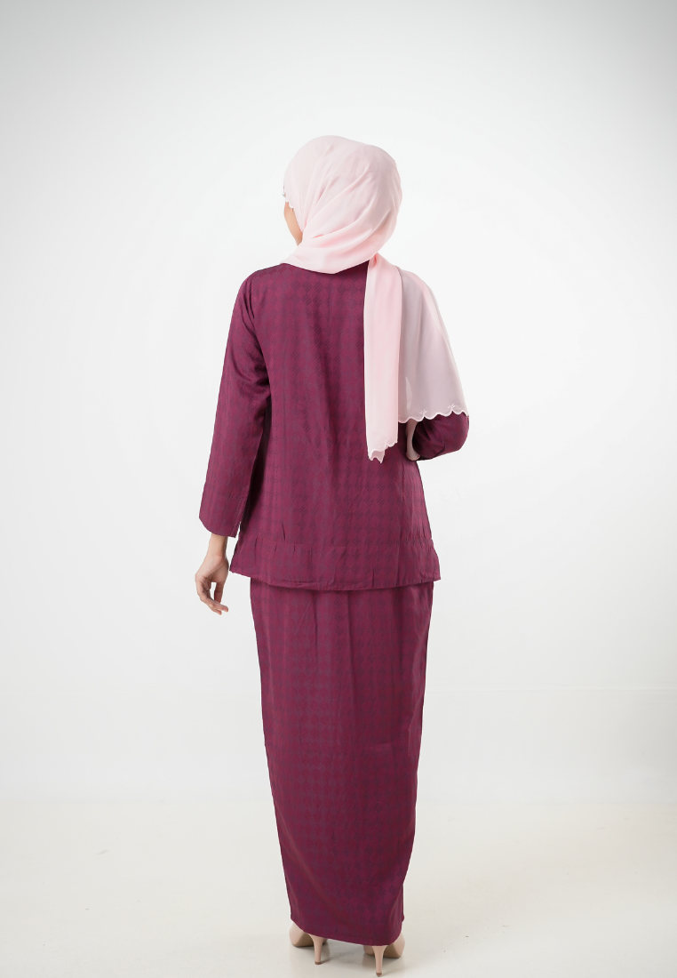 Rimbun Kurung Kedah | Maroon