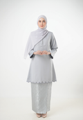 Sumayya Kurung Riau | Light Grey
