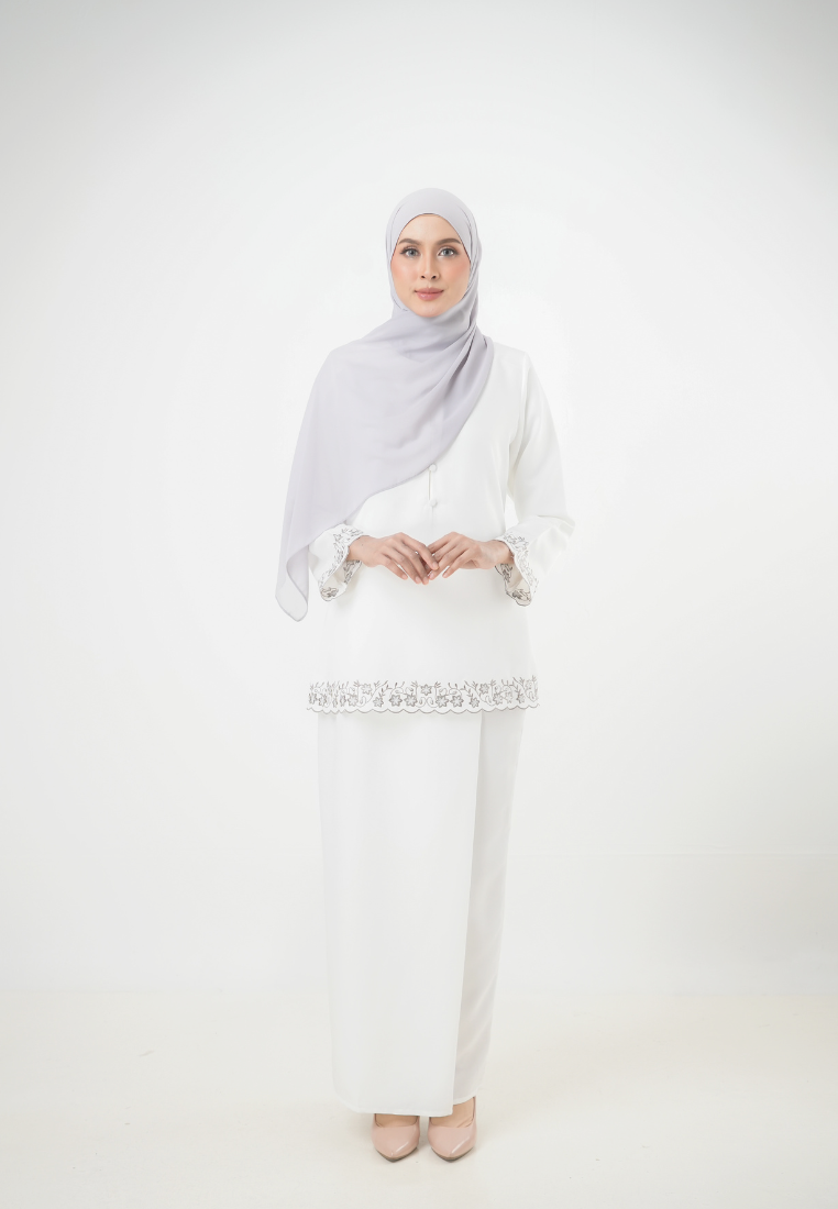 Melor Kurung Kedah | Off White