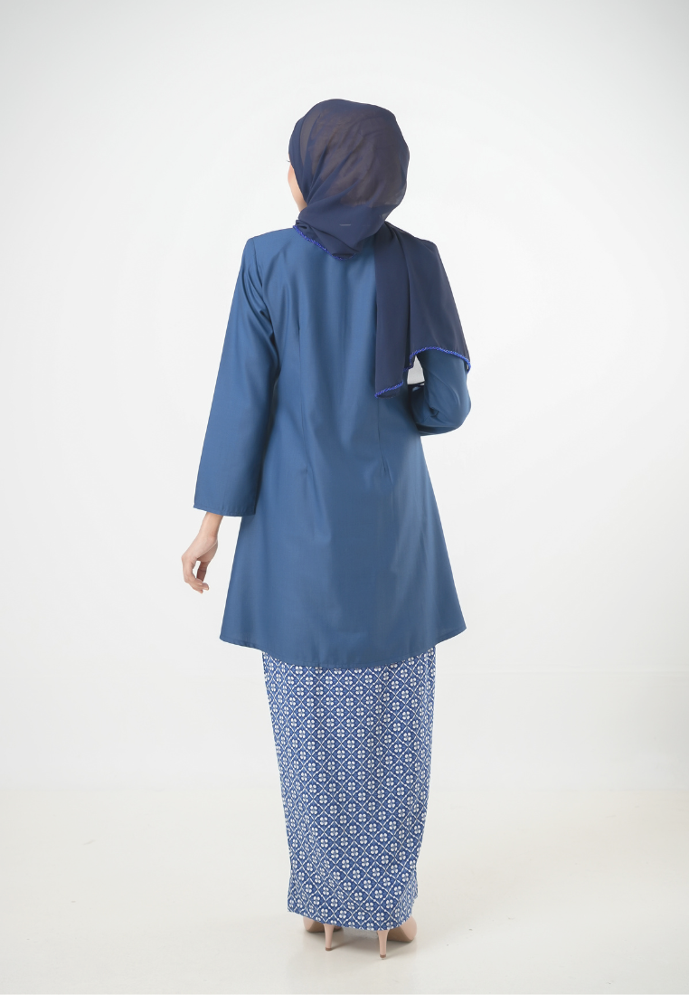 Melati Kurung Riau | Dark Blue