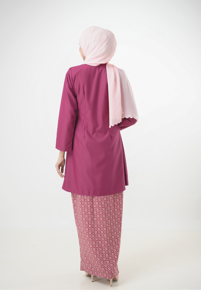 Melati Kurung Riau | Maroon