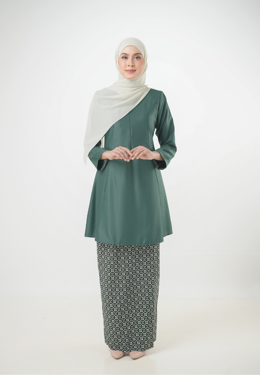 Melati Kurung Riau | Emerald Green
