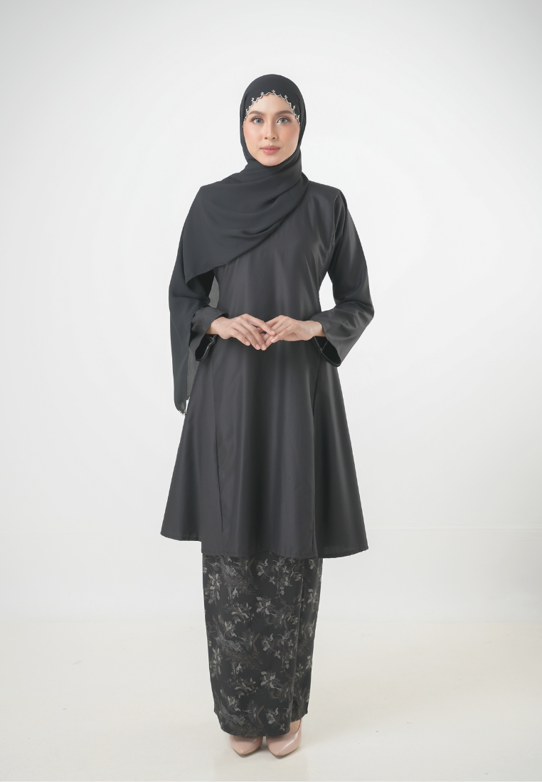 Camelia Kurung Kembang | Black