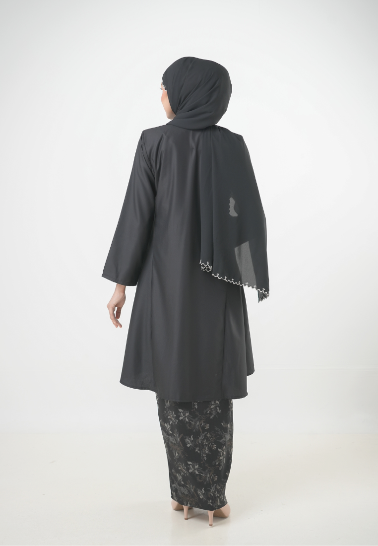 Camelia Kurung Kembang | Black