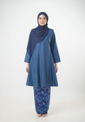 Camelia Kurung Kembang | Teal Blue