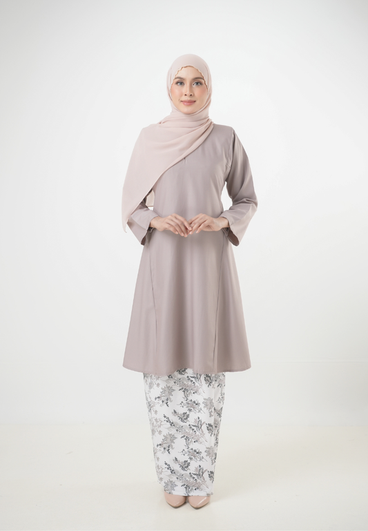 Camelia Kurung Kembang | Light Brown