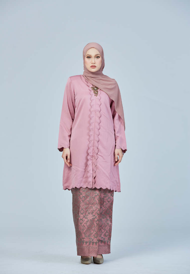 Kebaya Qadheeja | Dusty Pink