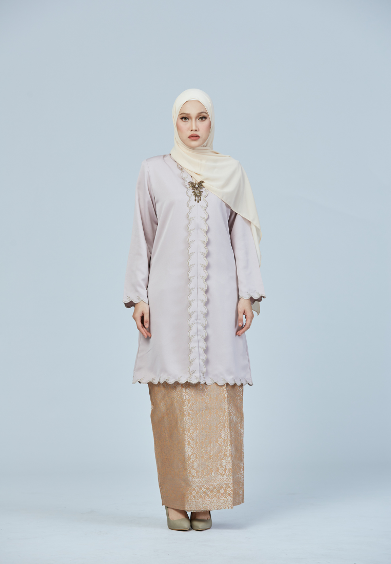 Kebaya Qadheeja | Khaki Brown