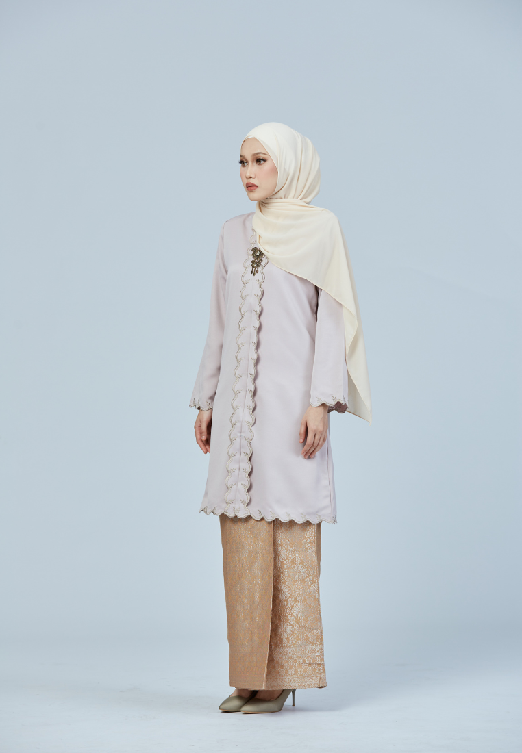 Kebaya Qadheeja | Khaki Brown