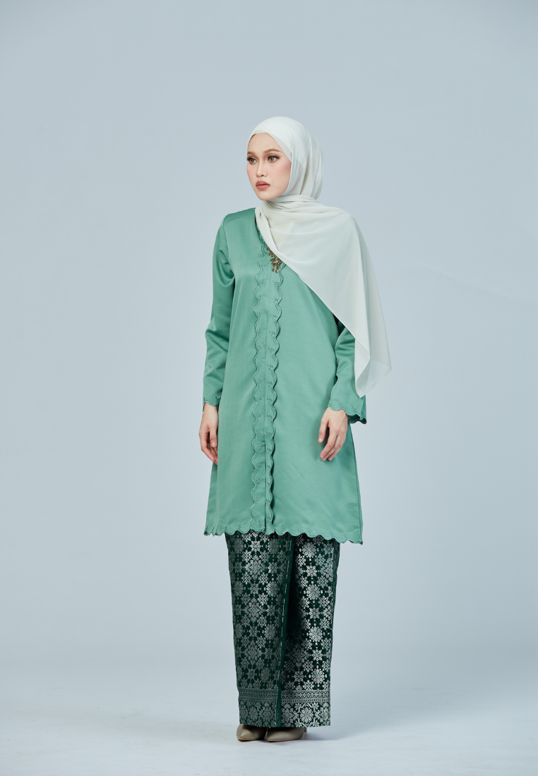 Kebaya Qadheeja | Mint Green