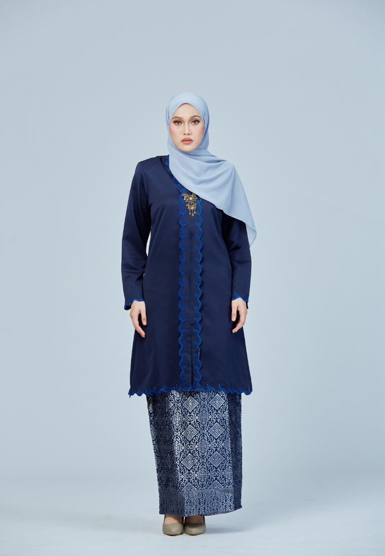 Kebaya Qadheeja | Dark Blue