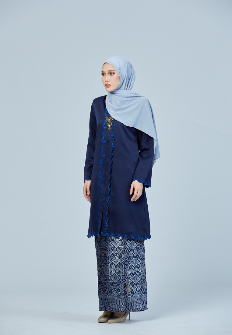 Kebaya Qadheeja | Dark Blue