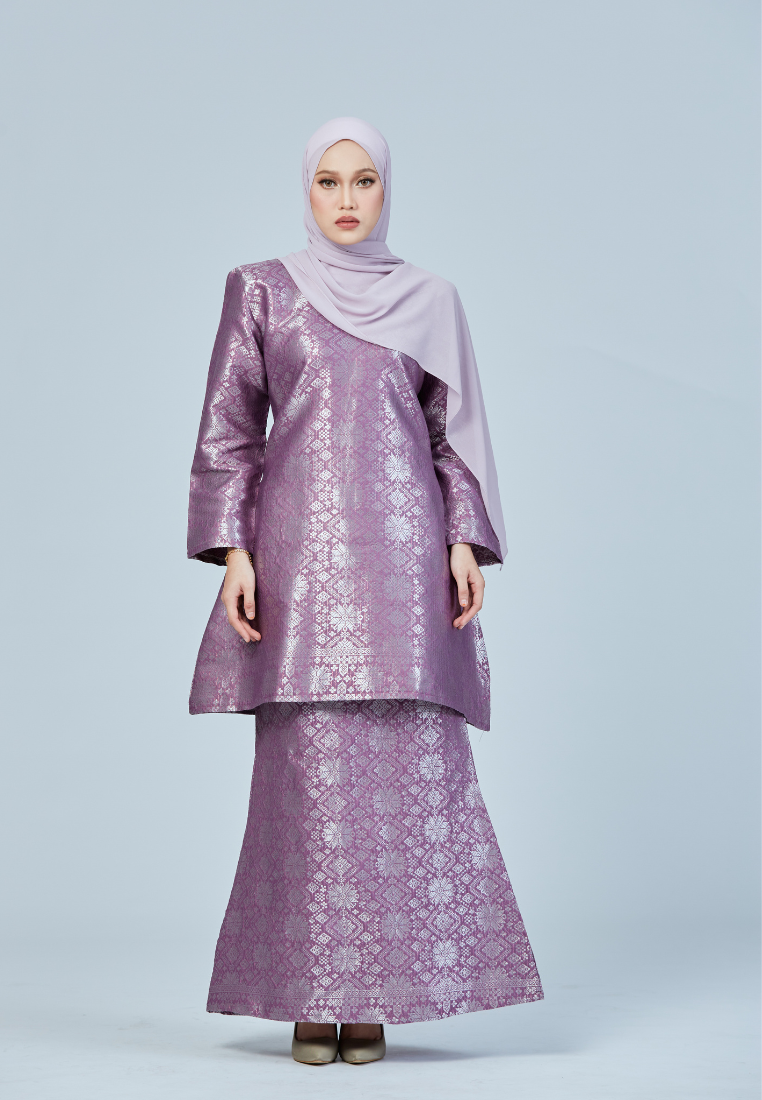 Kurung Songket Cenderawasih | Lilac