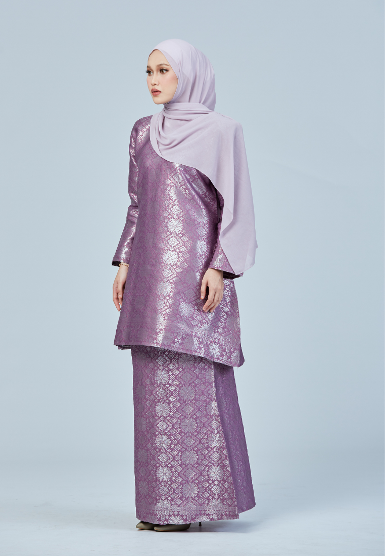 Kurung Songket Cenderawasih | Lilac