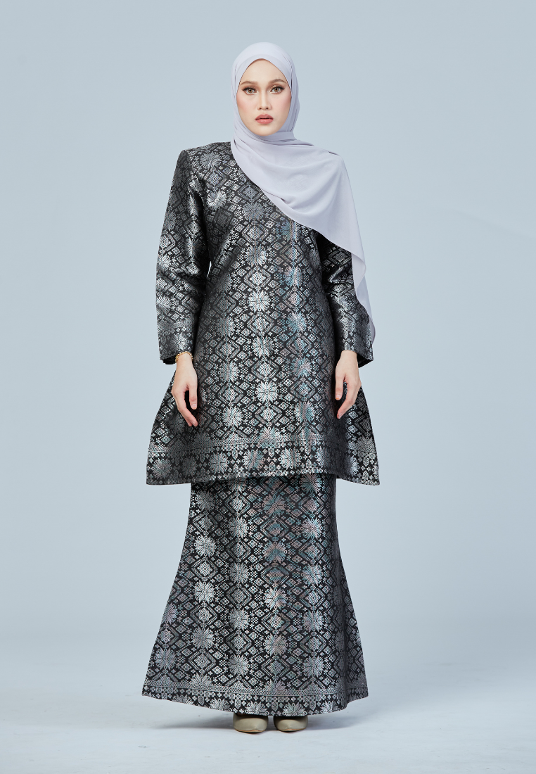 Kurung Songket Cenderawasih | Black