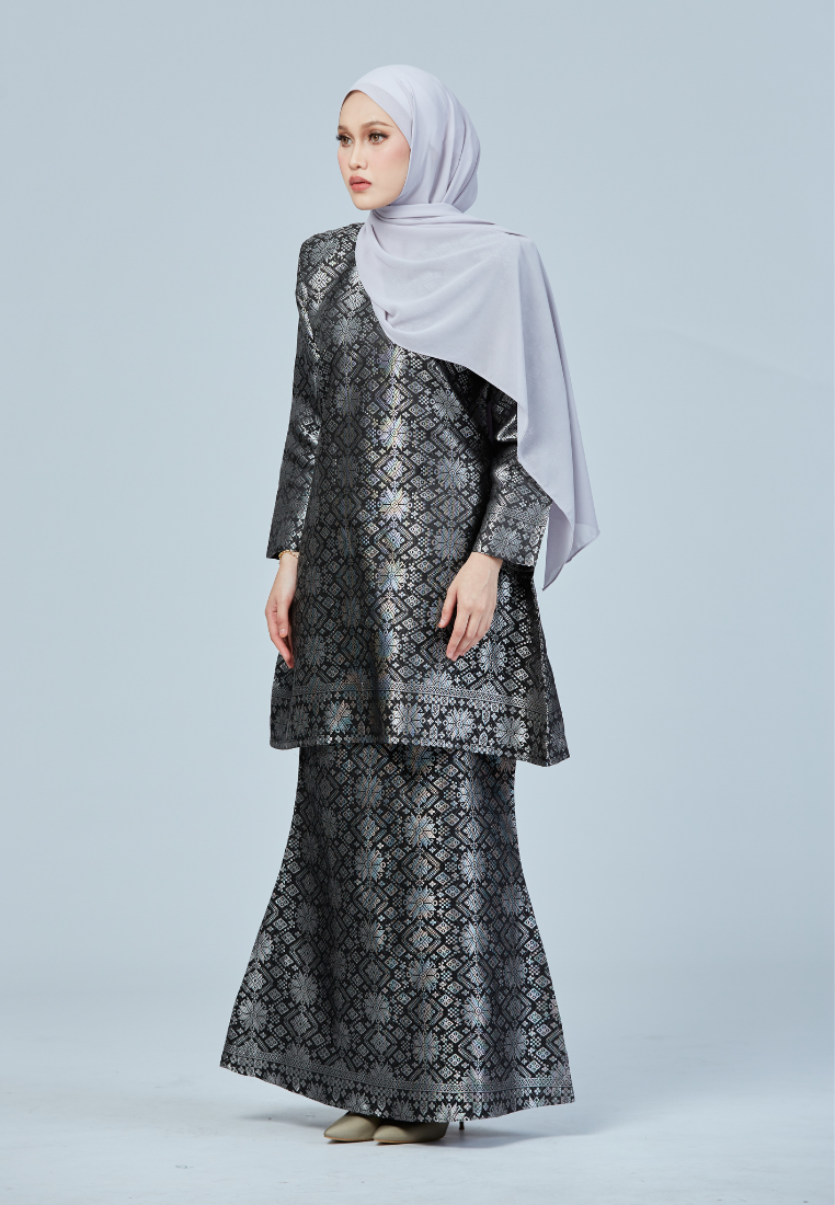 Kurung Songket Cenderawasih | Black