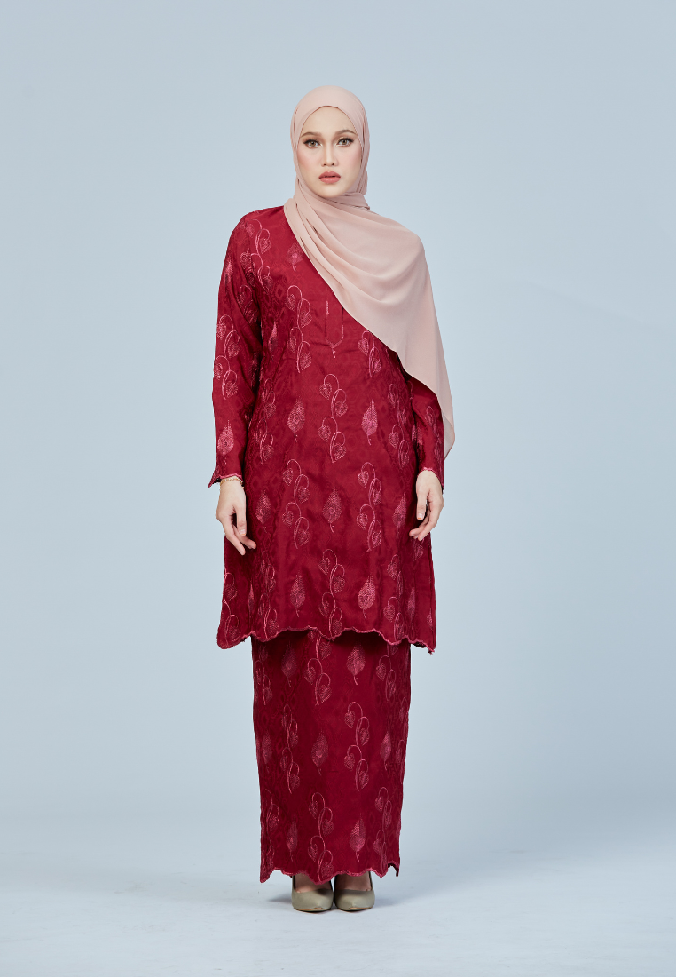 Kurung Rose | Maroon