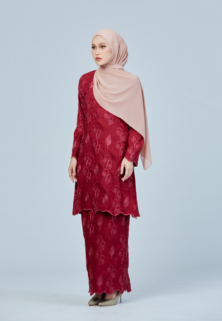 Kurung Rose | Maroon