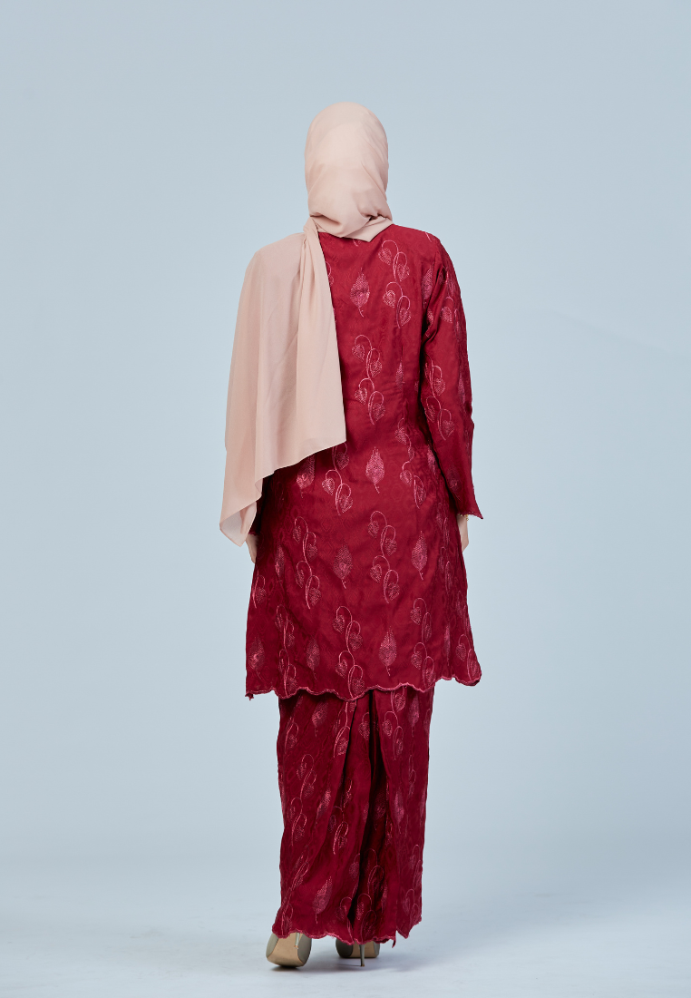 Kurung Rose | Maroon