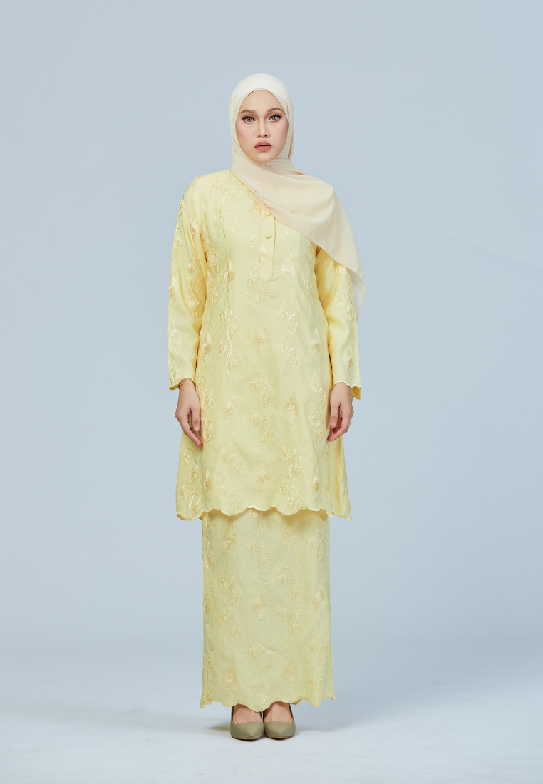 Kurung Rose | Soft Yellow