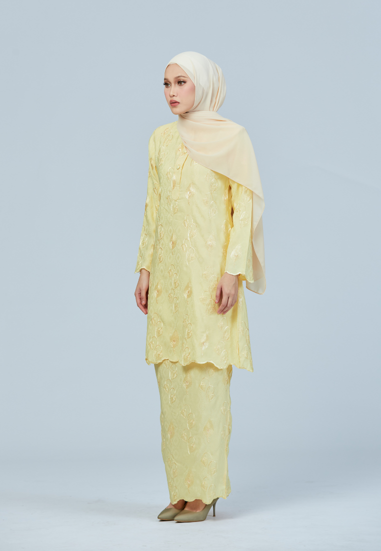 Kurung Rose | Soft Yellow