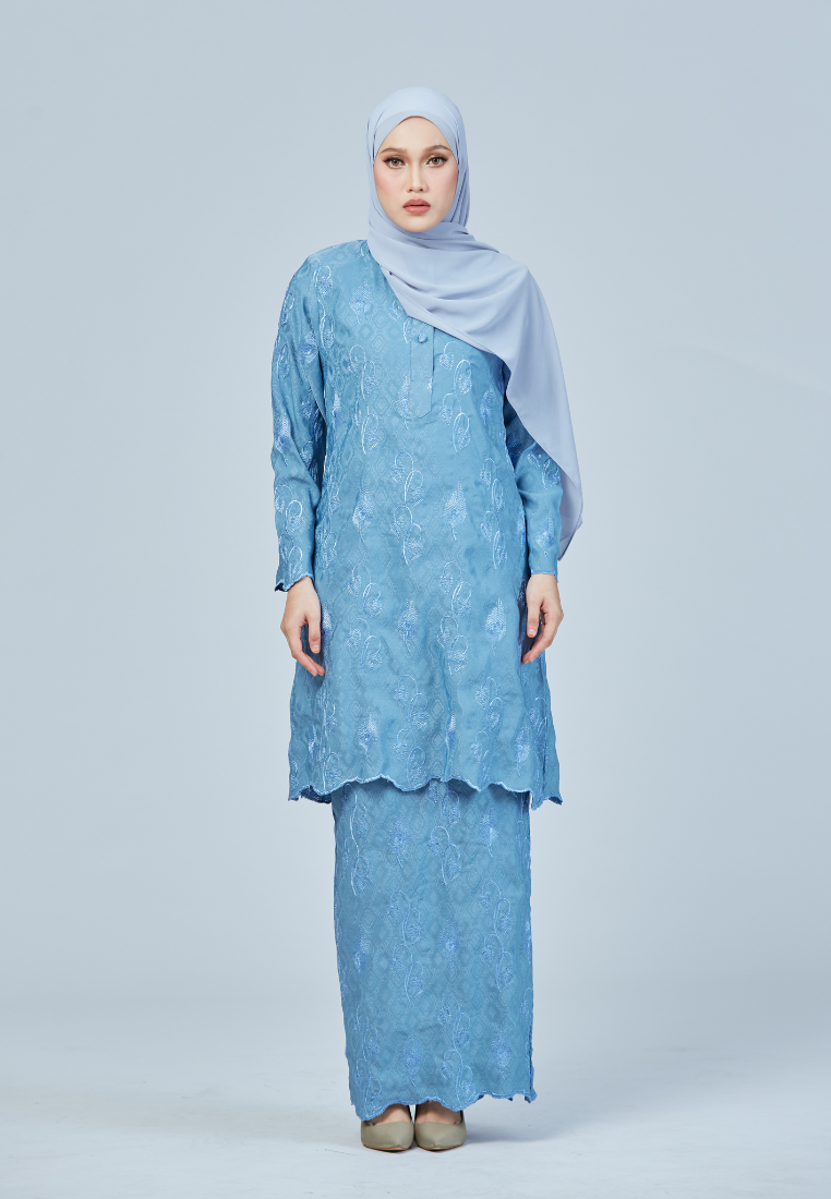 Kurung Rose | Light Blue
